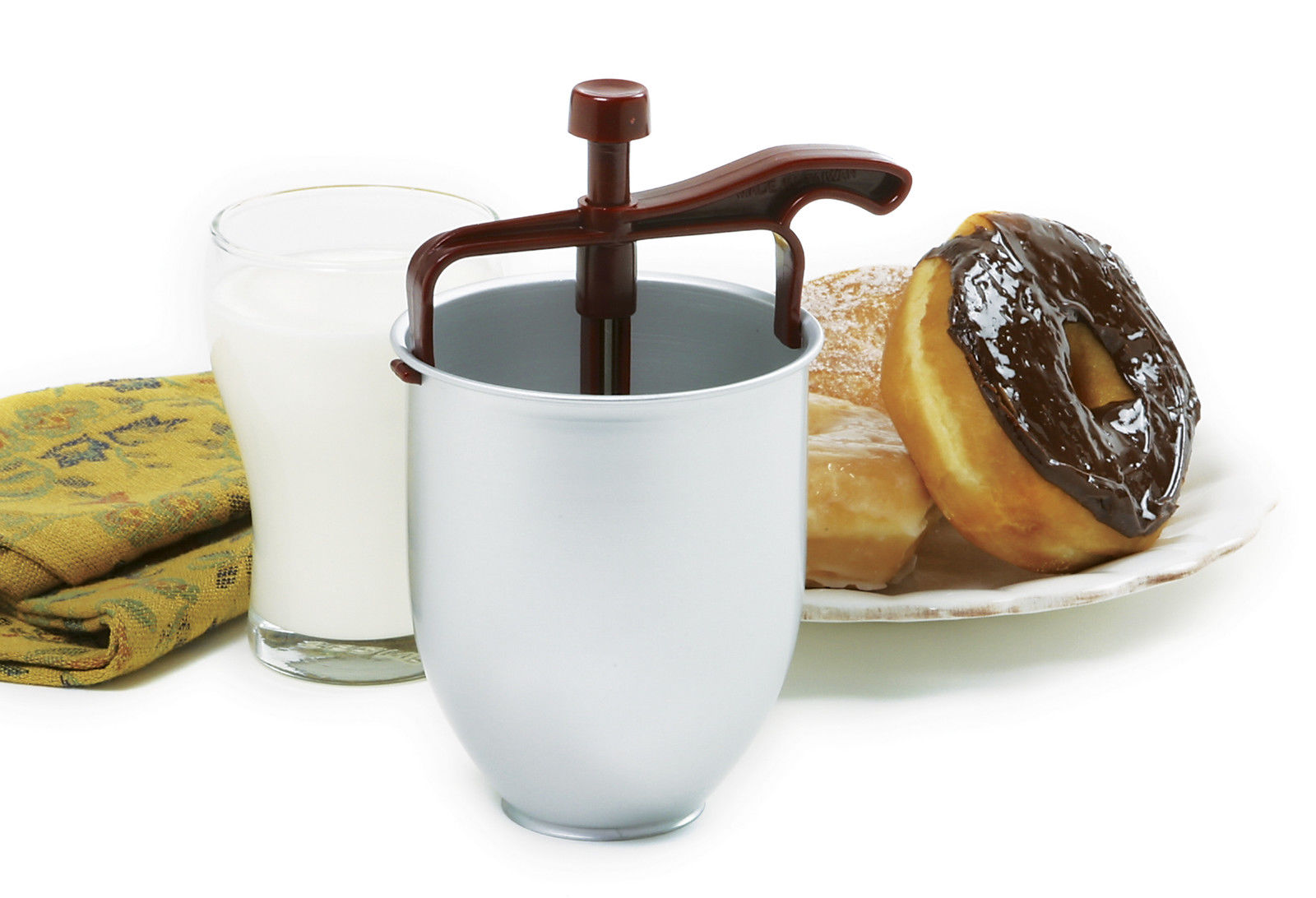 Norpro New Batter Dispenser Drop Donut Pancake Maker 2 Cups 16 Ounces 7