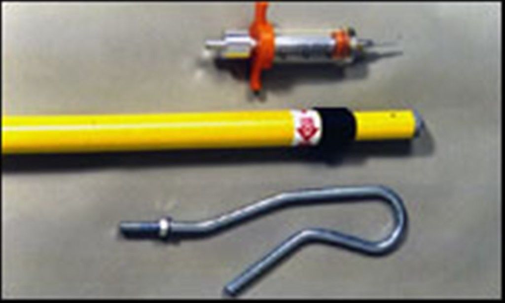 Long Shot Extended Pole Syringe w/ 30cc Syringe Medicate cattle sheep