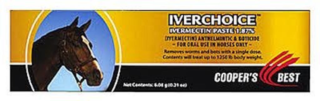Ivermectin Paste Equine Horse Wormer 1.87% *12 Tubes ...