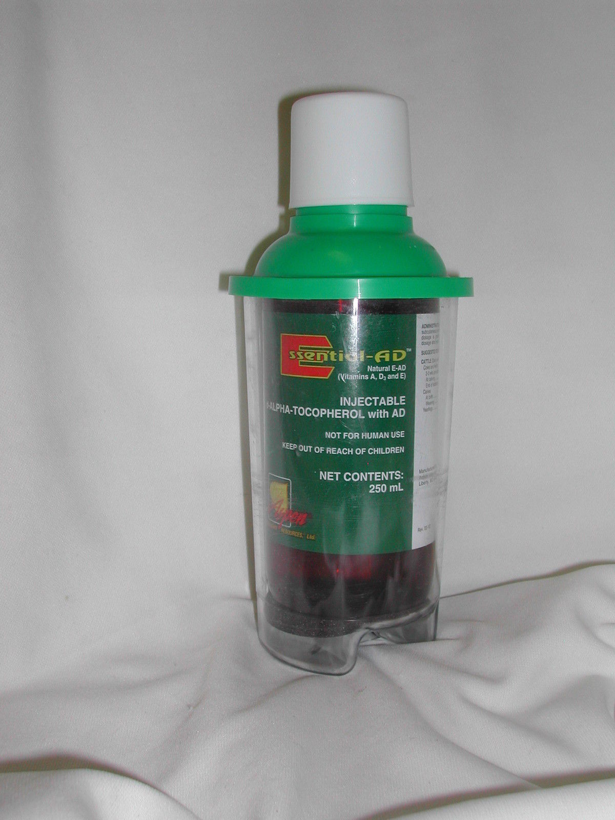 Nuflor Resflor HD Plastic Bottle Protector Shroud Protect Injectables