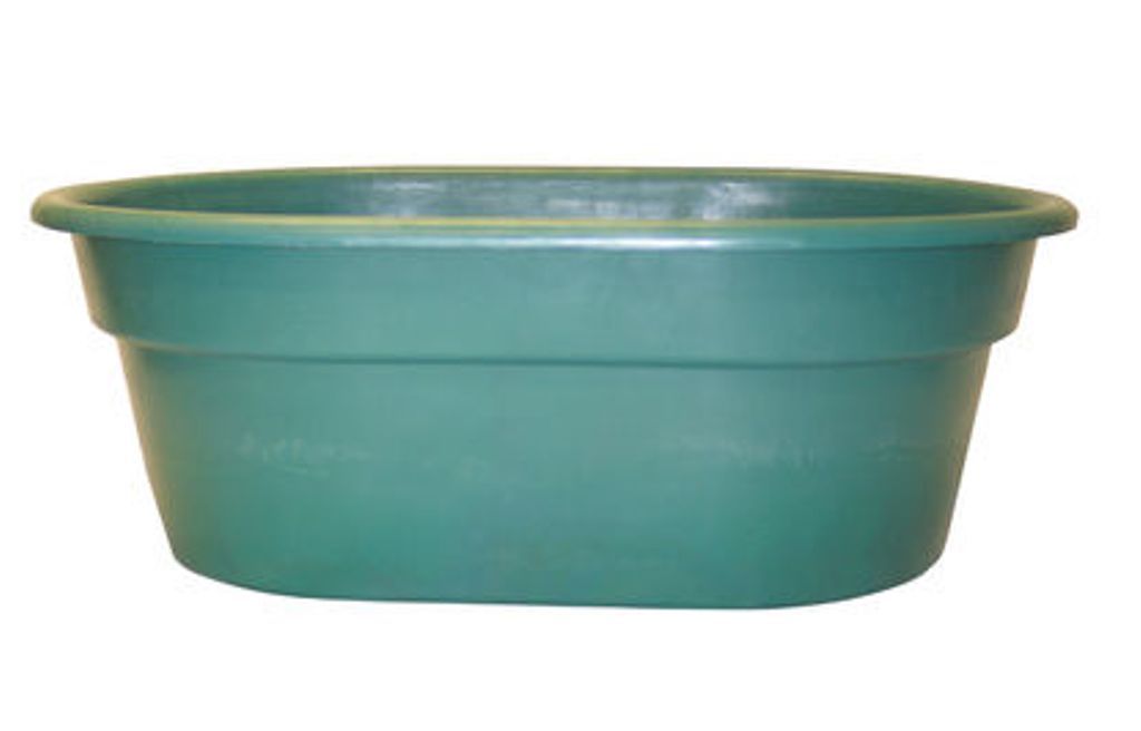 30 Gallon Aqua Water Stock Tank Impact Resistant Livestock Horse eBay