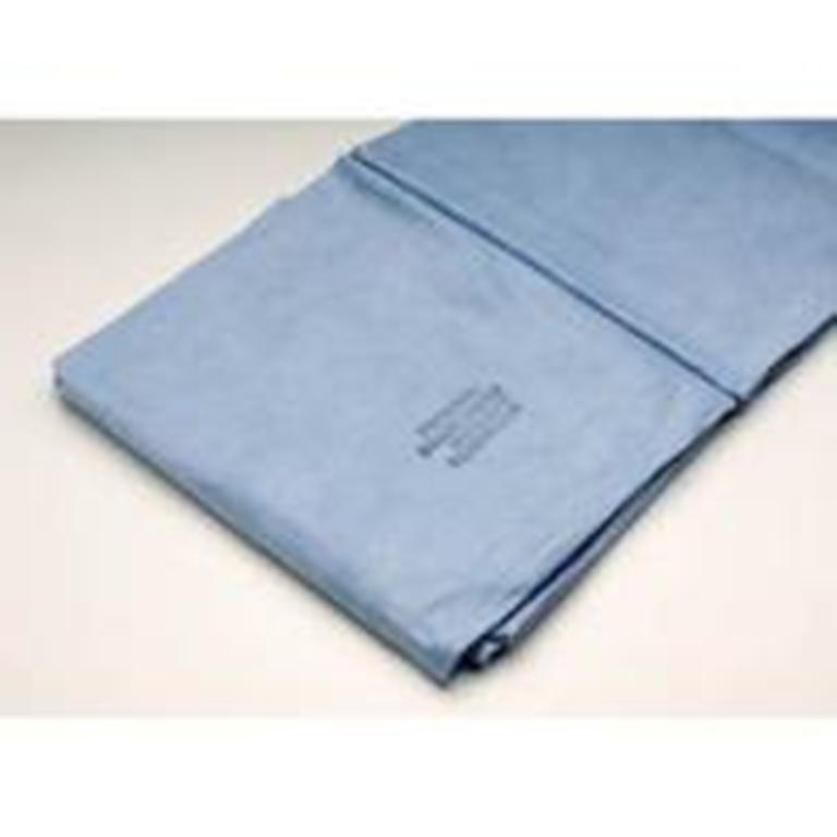 Medline Blue Surgical Half Drape Sheet 40"x58" 20 Count Sterile Soft