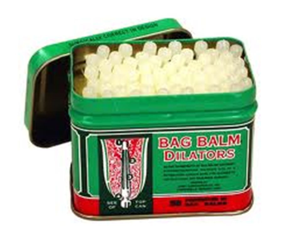 Bag Balm Dilators 58 Count Soreness Chapping Cattle Cows Soothing