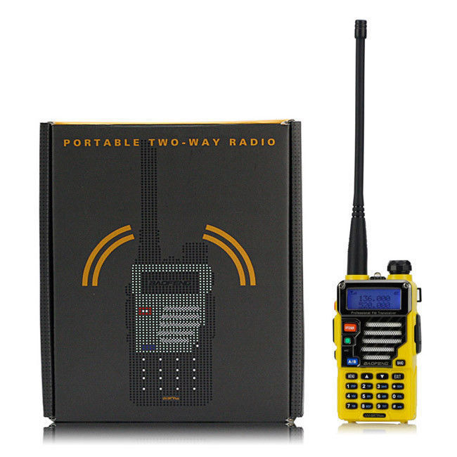 Baofeng UV5R+ Plus Qualette Yellow 136174/400520 MHz FM Ham Twoway