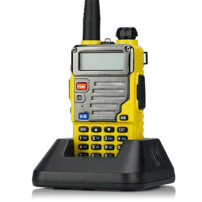 Baofeng UV5R+ Plus Qualette Yellow 136174/400520 MHz FM Ham Twoway