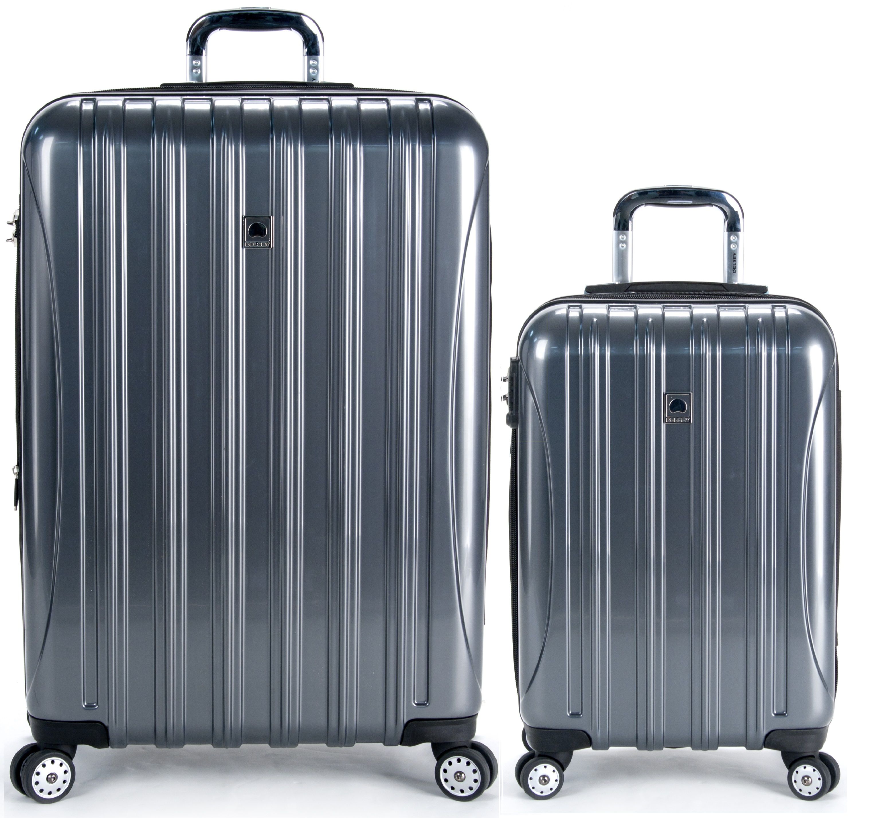 Delsey Luggage Helium Aero 2 Piece Spinner Luggage Set 21 And 29 eBay