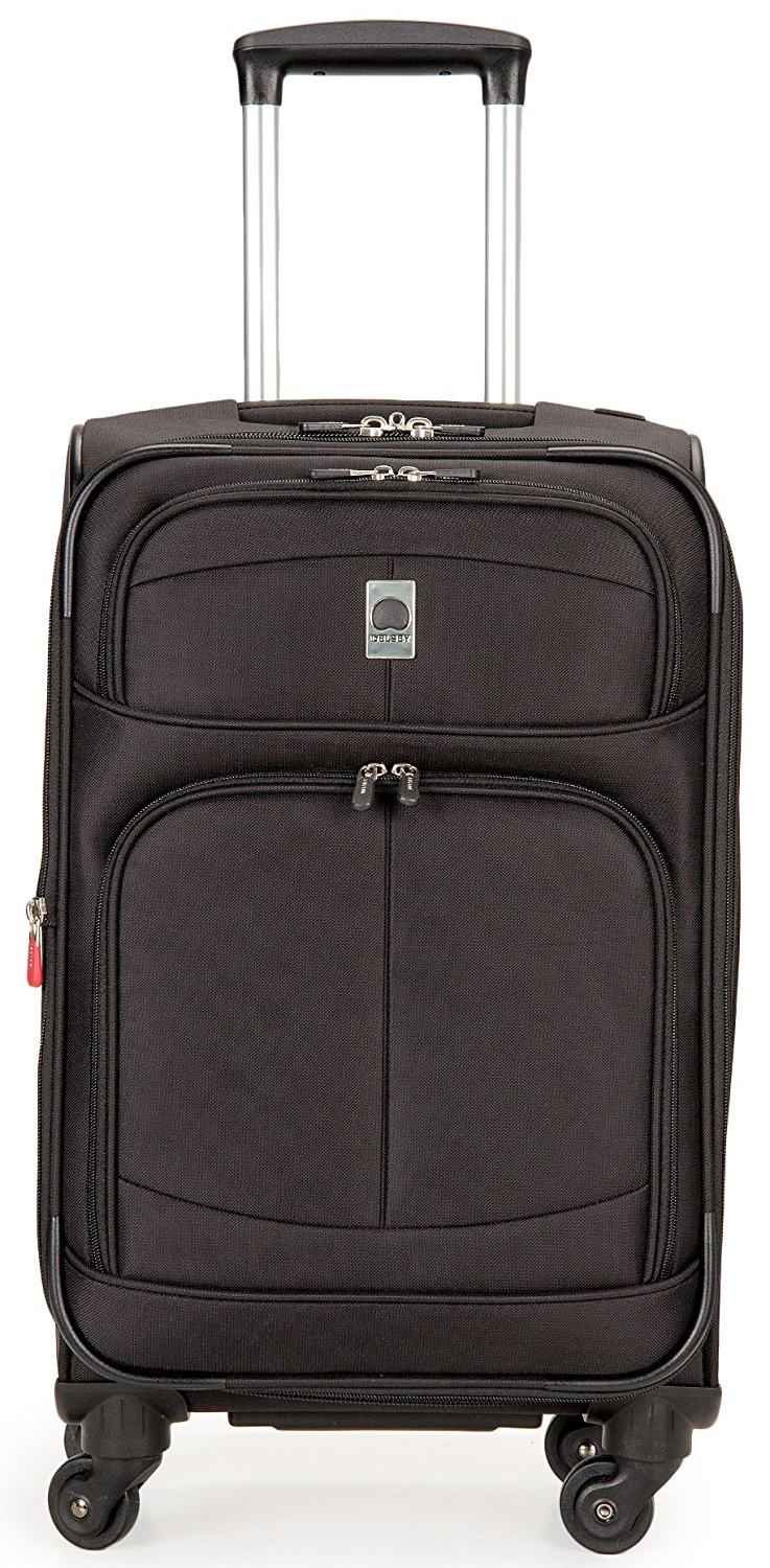 Delsey Luggage Agility Softside 21Inch CarryOn Expandable Spinner eBay