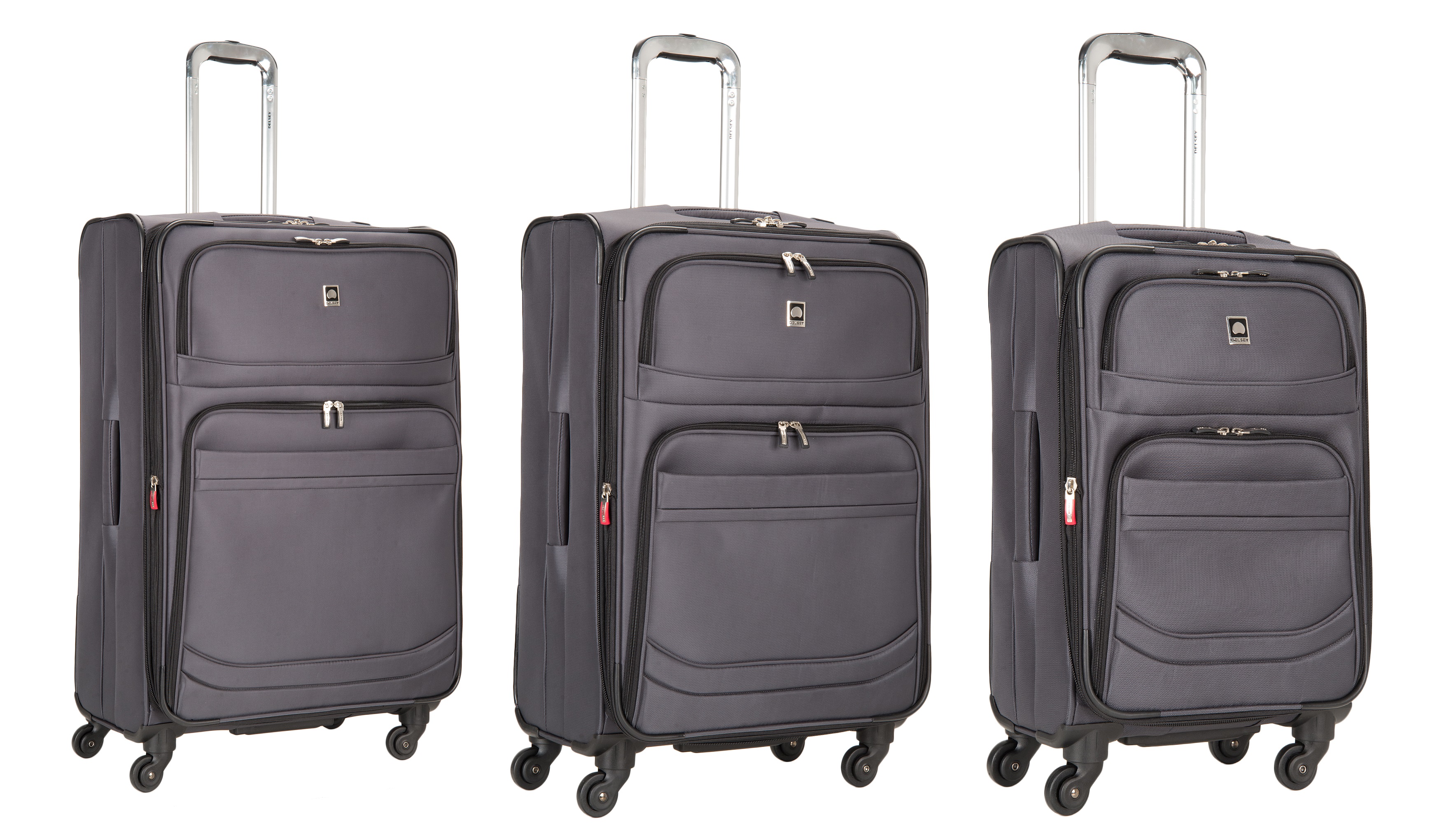 Delsey Luggage DLite 3 Piece Expandable Nested Spinner Luggage Set eBay