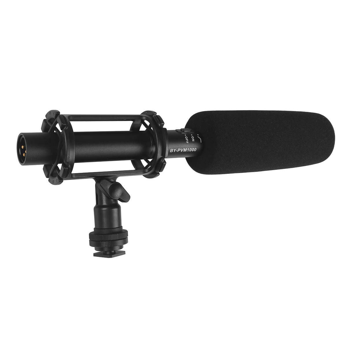 BOYA Condenser Shotgun Microphone BYPVM1000 3pin XLR Output on DSLR