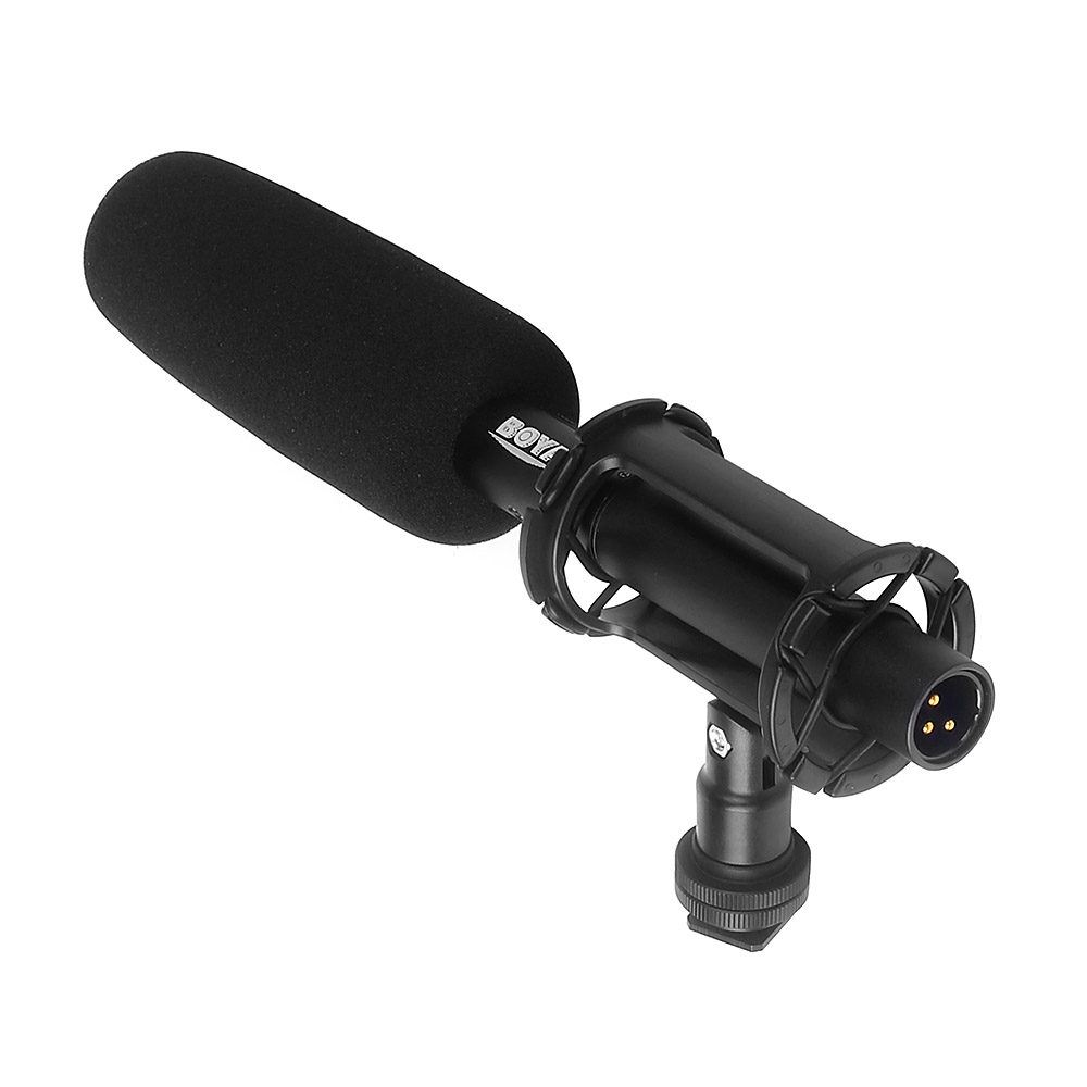 BOYA BYPVM1000 Condenser Shotgun Microphone 3pin XLR For DSLR Nikon