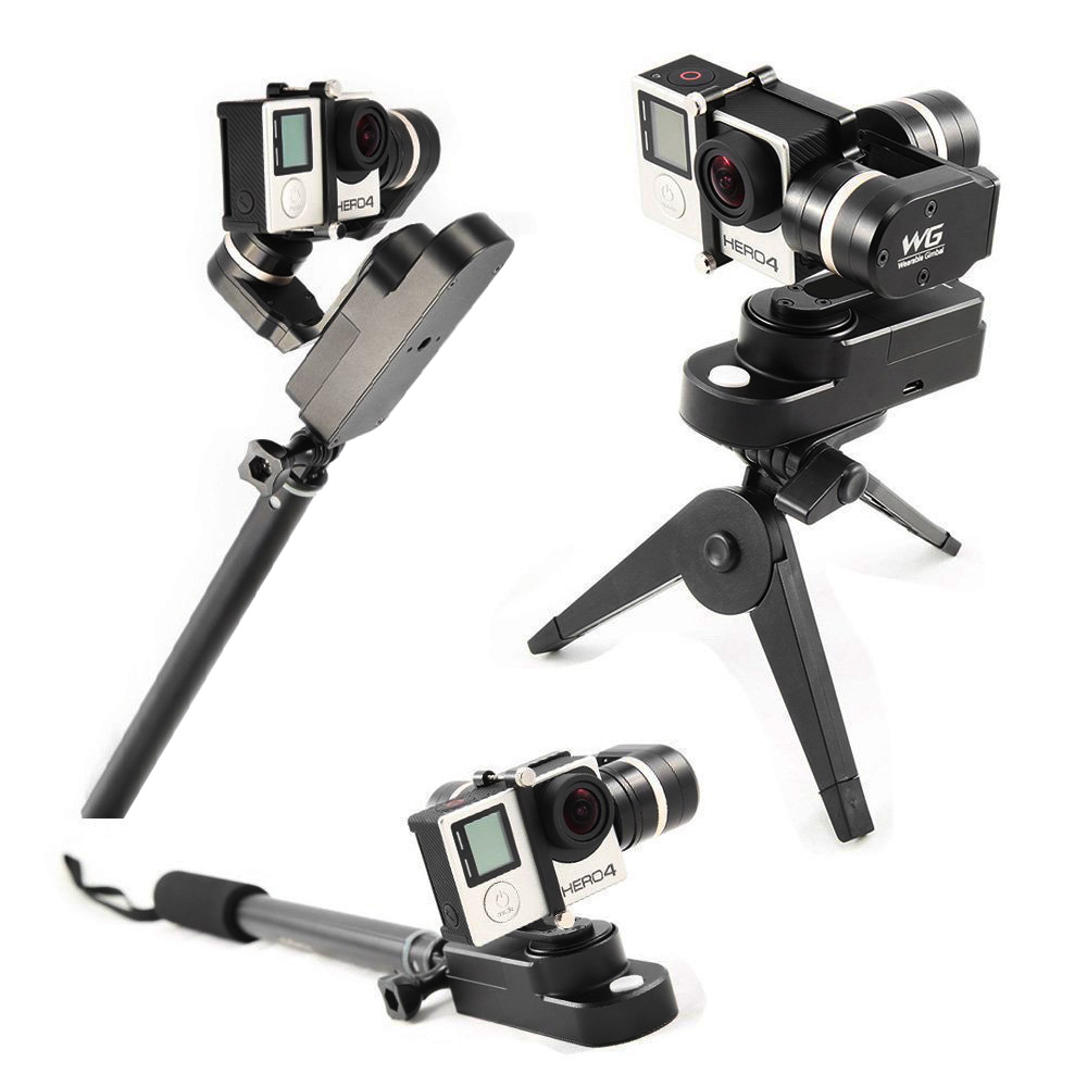 Feiyu WG 3Axis Wearable Gimbal Stabilizer for GoPro Hero 4 3+ 3 Sport