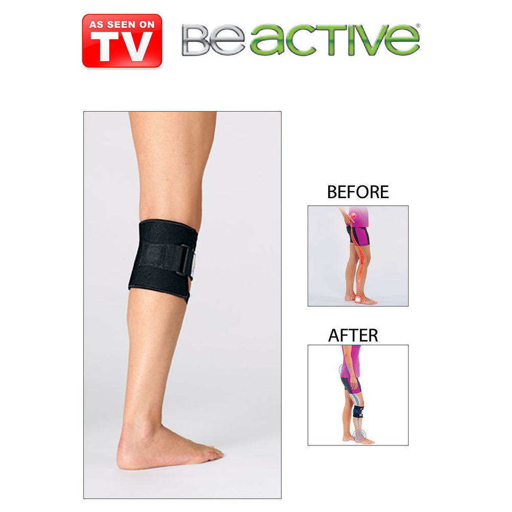 Black Be active Brace Point Pad Leg for Back Pain Acupressure Sciatic