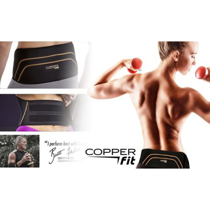 Copper Fit Back Pro As Seen On TV Compression Lower Lumbar Support Belt