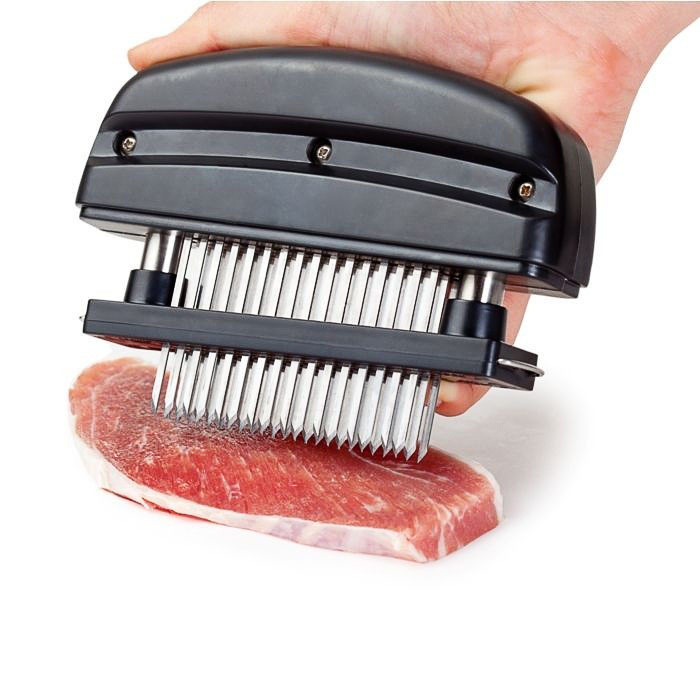 Detachable 48 Stainless Steel Knives Blade Meat Tenderizer Kitchen Tool Black Ebay 9578