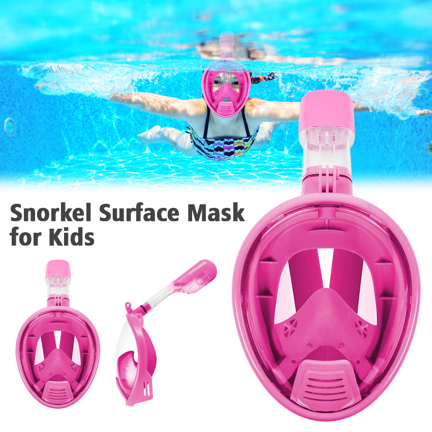 Swimming Snorkeling Full Face Diving Mask Snorkel Scuba XS for Children