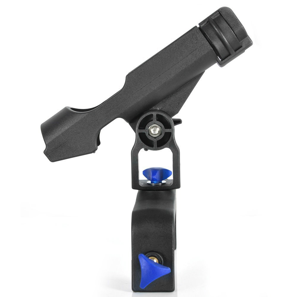 360° Adjustable Side Rail Mount Boat Fishing Pole Rod Holder Tackle