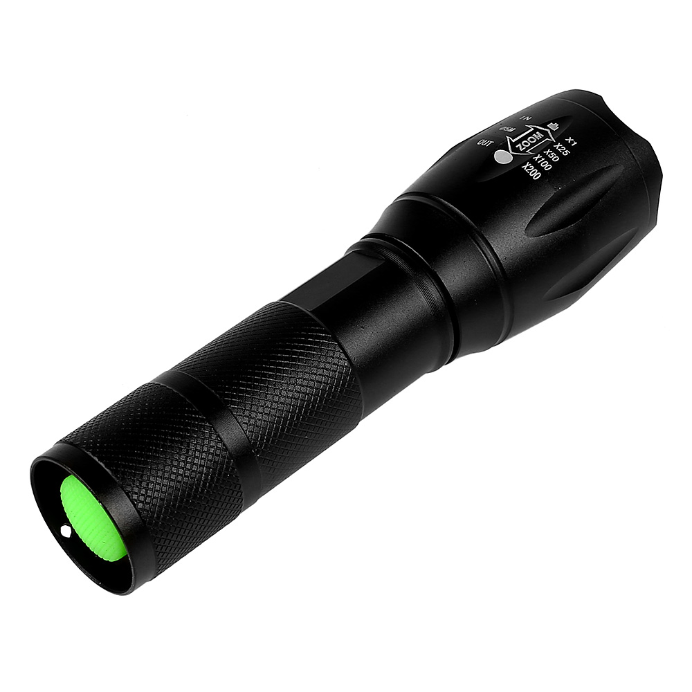 High Powered Tactical Zoomable LED Flashlight Torch Lamp Light As Seen