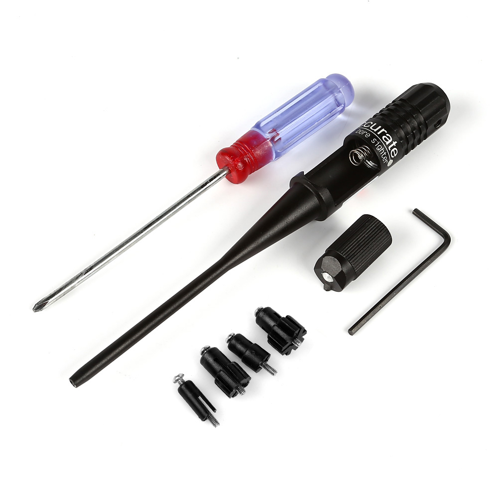 Red Dot Laser Bore Sighter Sight Kit Set for .22 to .50 Caliber Rifle Scope eBay