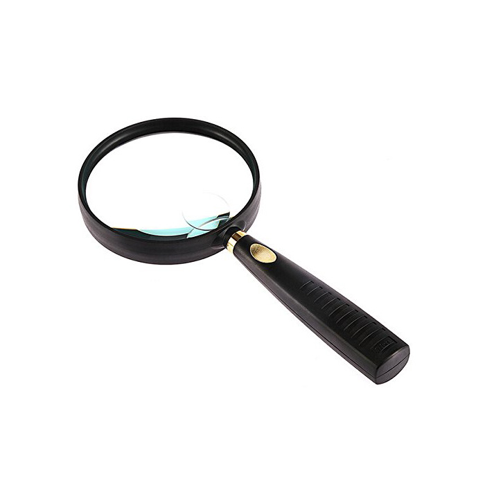 5X Magnifying Glass Lens Magnifier Illuminated LED Light Handheld Hand