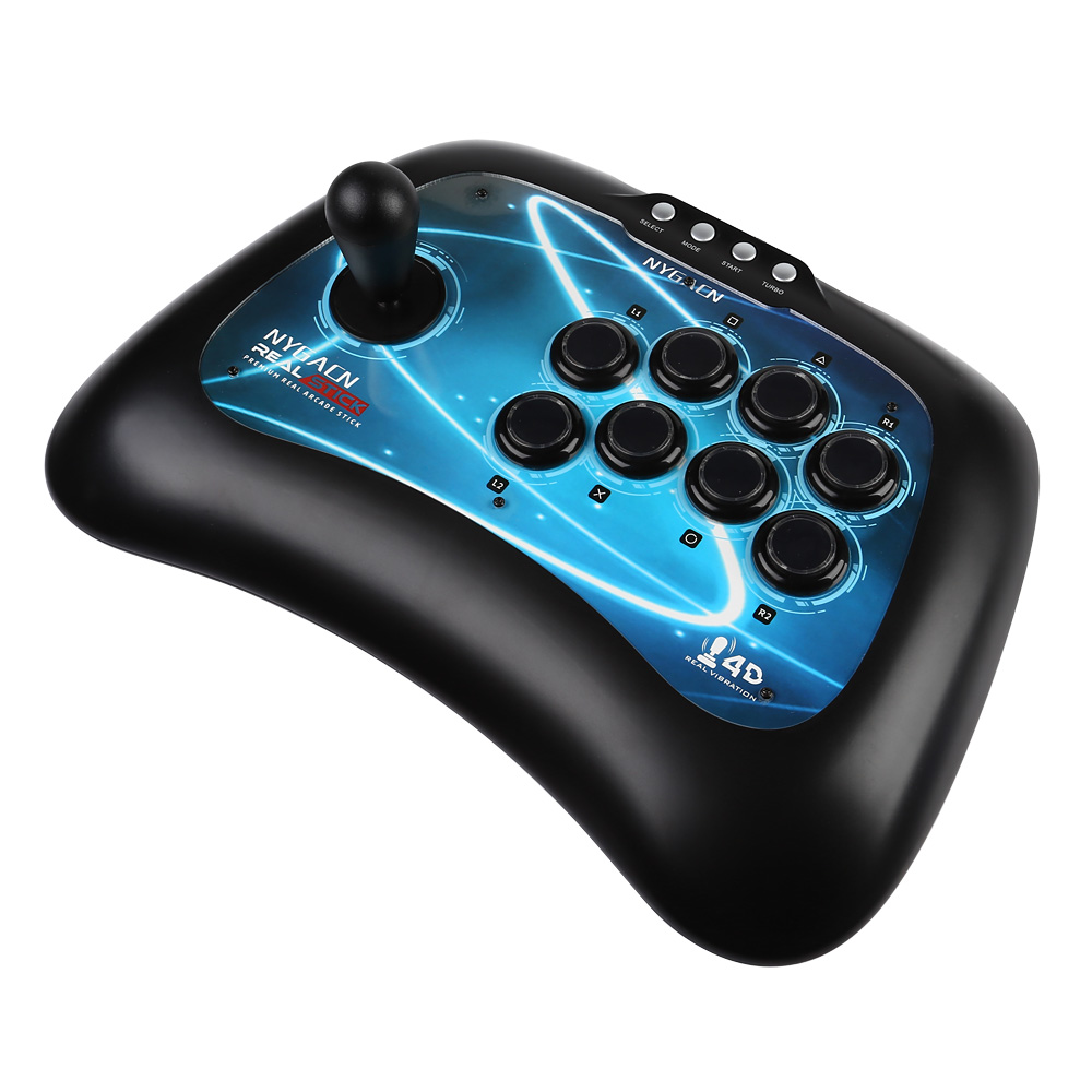 NJP302 Fighting Stick Game Arcade Joystick Controller 2.2m USB 3 in 1