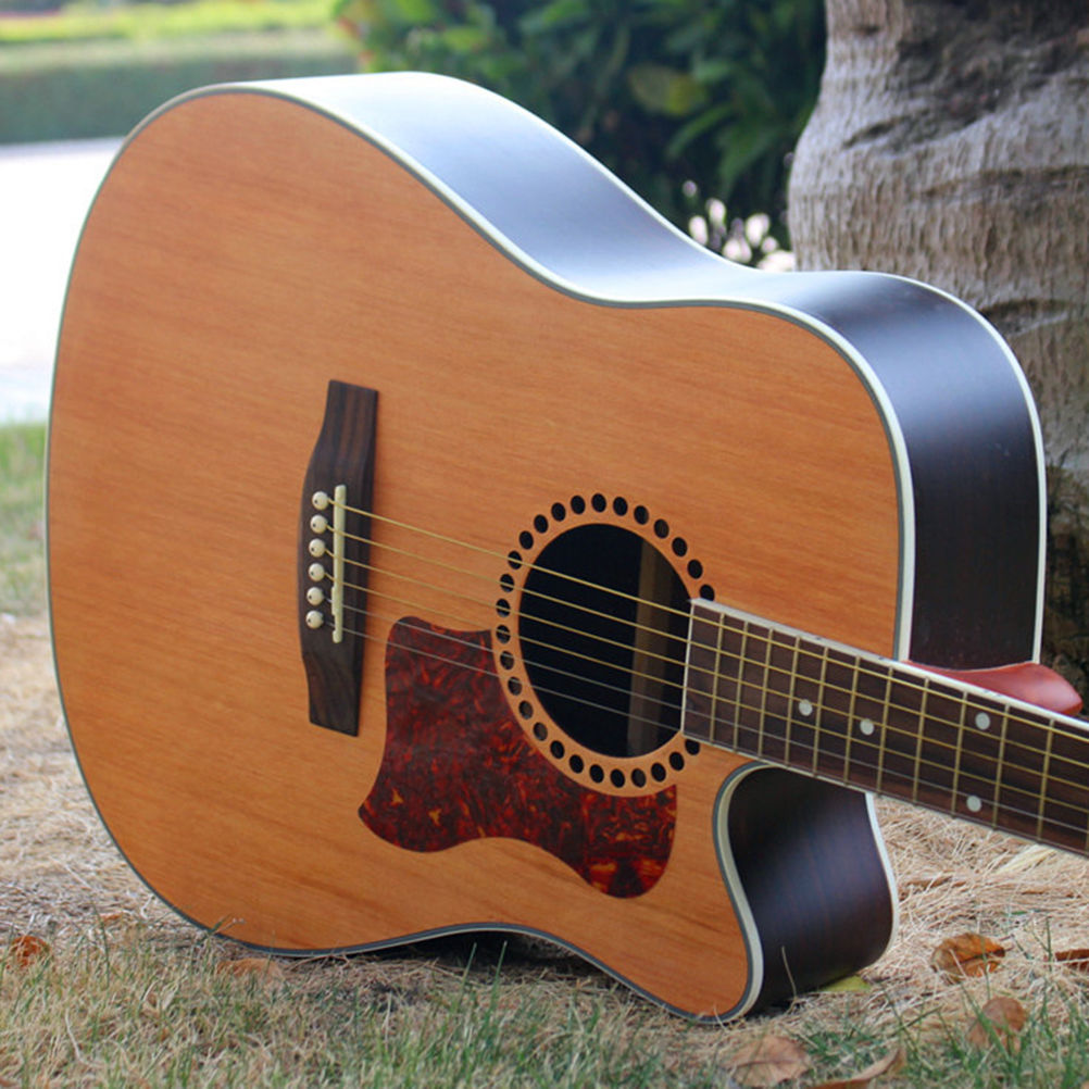 Acoustic Guitar Pickguard Selfadhesive Black White Red Hummingbird