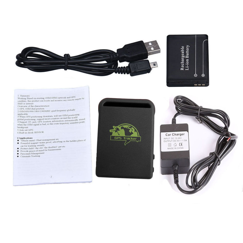 Smallest RealTime GPS Tracker GSM GPRS System Vehicle Tracking Device
