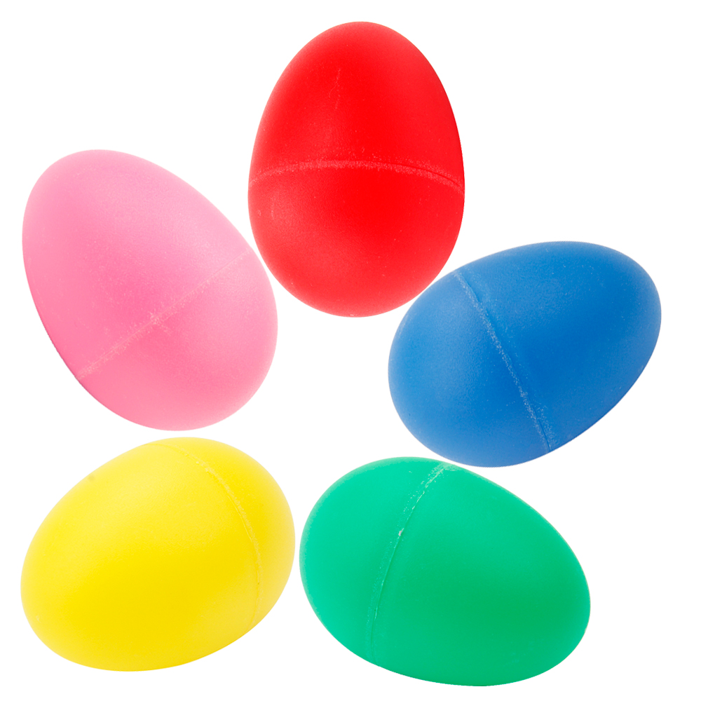 5Pcs Plastic Egg Maracas Percussion Shakers Rhythm Toys eBay