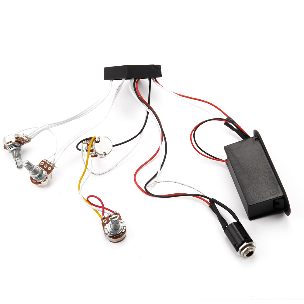 2 Band Active EQ Preamp Circuit for Bass Pickup 1 Volume 3 Tone Pots eBay