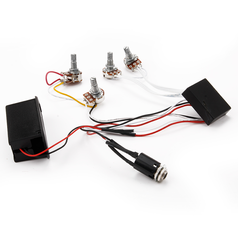 2 Band Active EQ Preamp Circuit for Bass Pickup 1 Volume 3 Tone Pots eBay