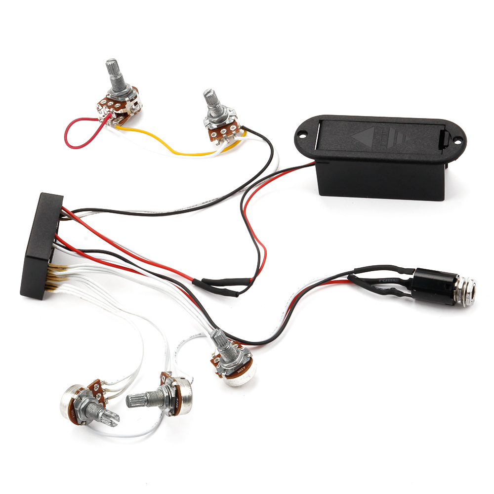 for Active Bass Pickup Mings 3 Band EQ Preamp Circuit New Set