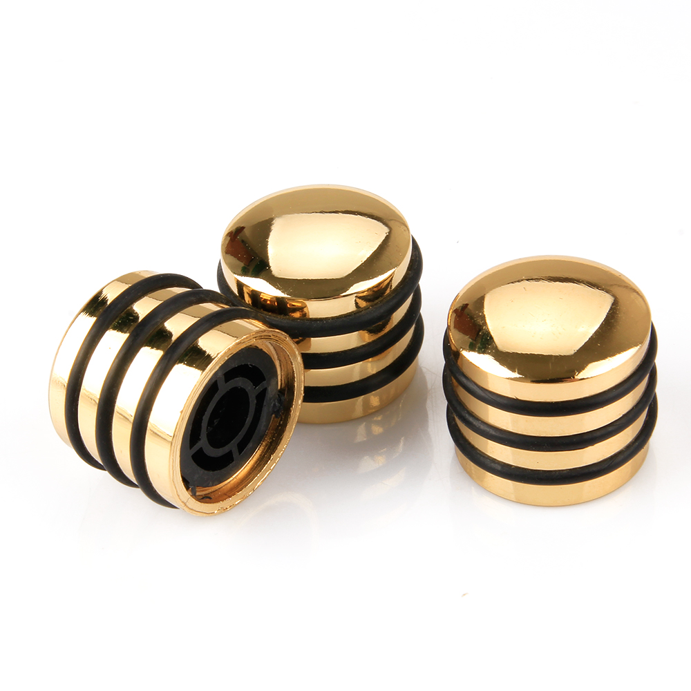 Metal Guitar Control Knobs Gold 6mm Split Guitar Bass Parts ORing eBay