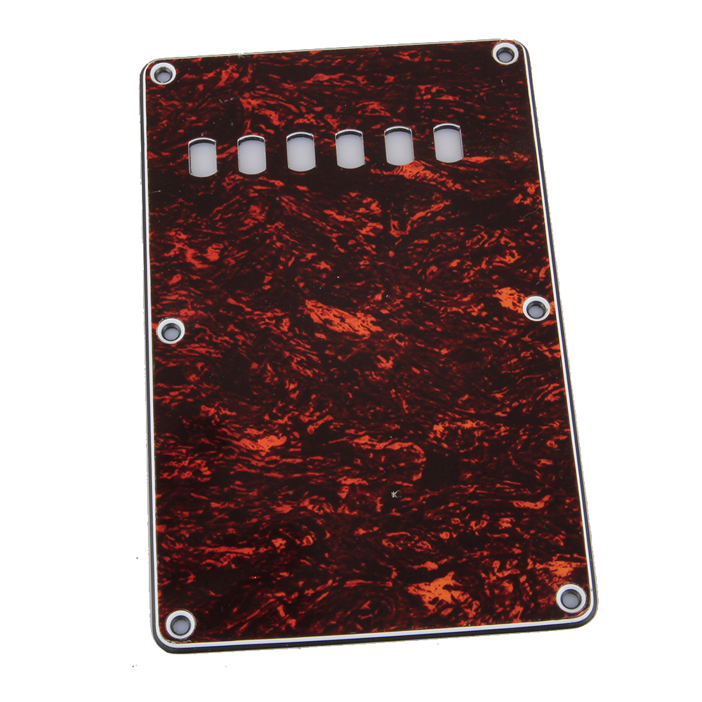 ABS Plate Electric Guitar Back Plate Cavity Cover For Strat ST 6 Holes