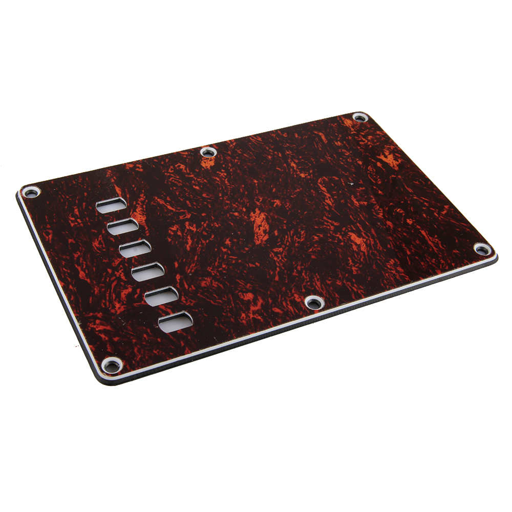 ABS Plate Electric Guitar Back Plate Cavity Cover For Strat ST 6 Holes