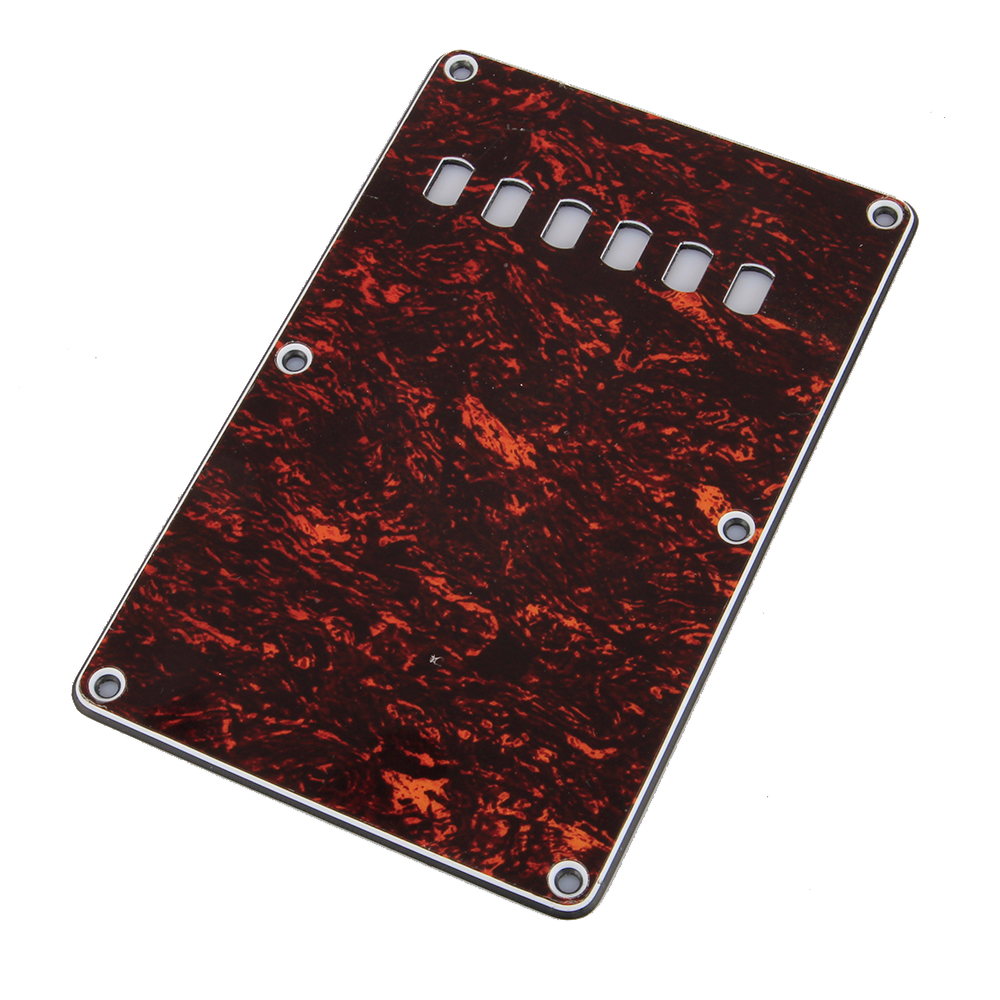 Cavity Cover Electric Guitar Back Plate ABS Plate 6 Holes For Strat ST