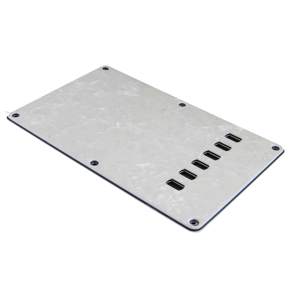 ABS Plate Electric Guitar Back Plate Cavity Cover For Strat ST 6 Holes