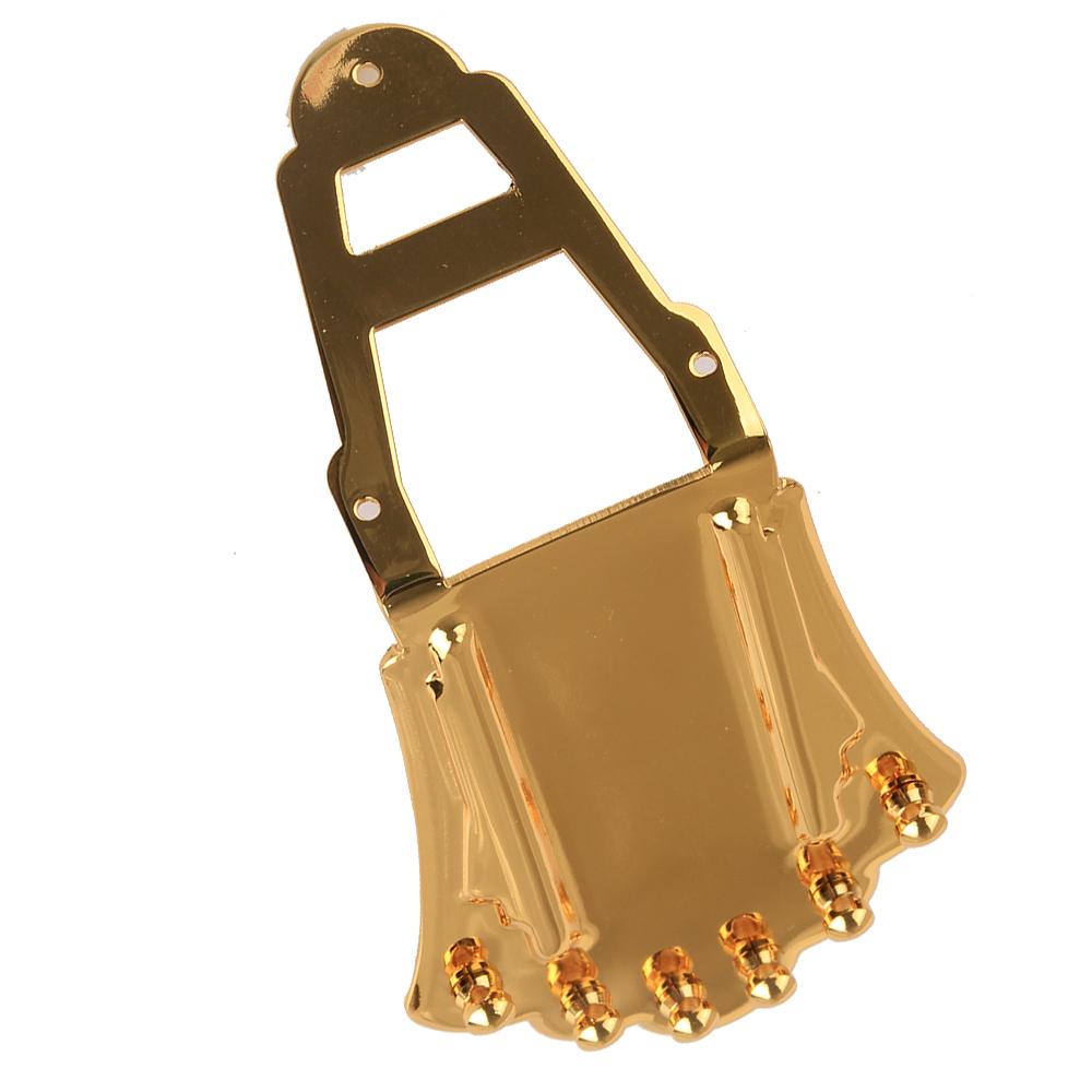 Stainless Steel Guitar Tailpiece Jazz Acoustic Guitar Archtop 6 String