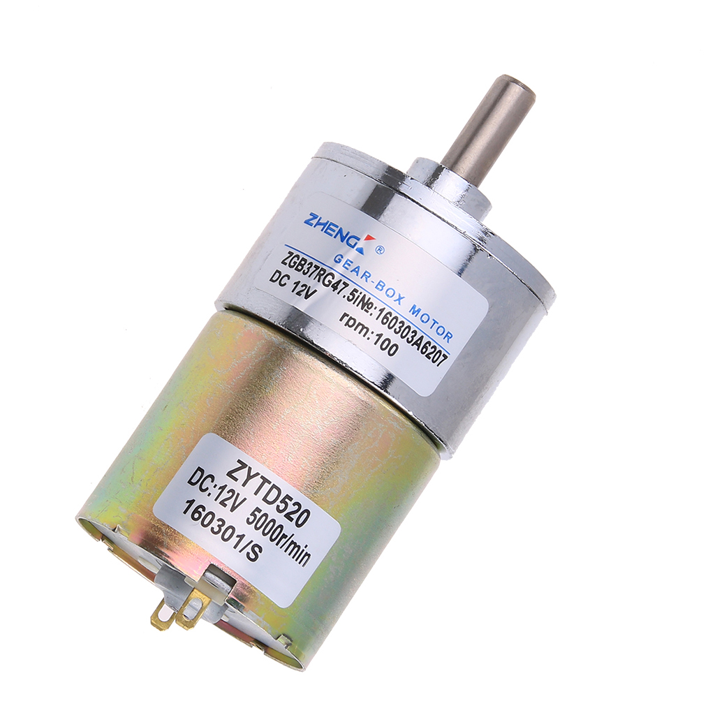 100 RPM Gear-box Electric Motor 12V DC Reversible High Torque 4KG.cm | eBay