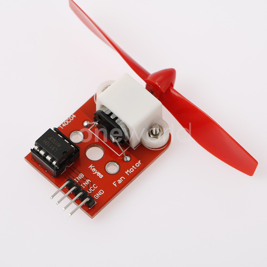 For Arduino Raspberry pi Fan Motor Module Red Firefighting Robot L9110