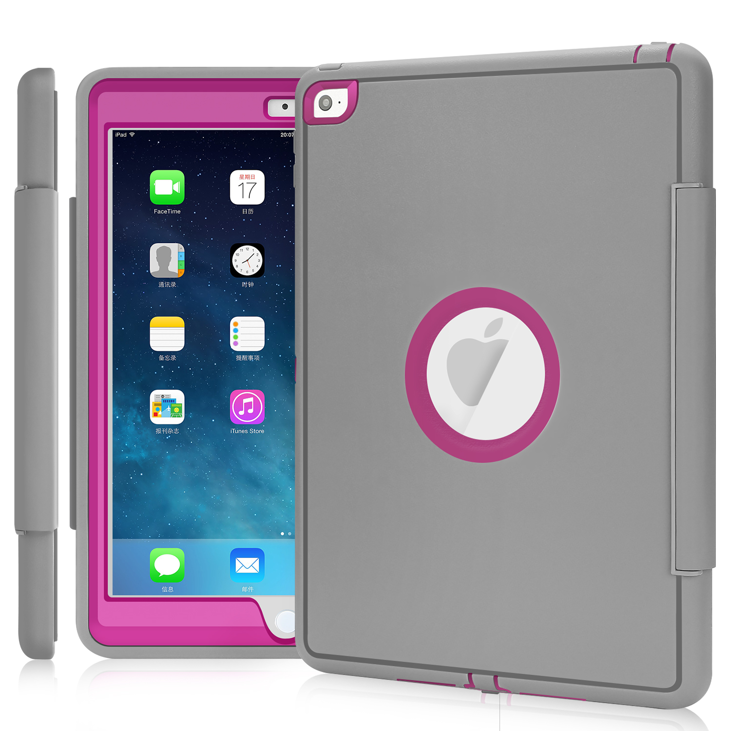 Smart Heavy Duty Shock Proof Hard Case for iPad 4 3 2 iPad Mini Air