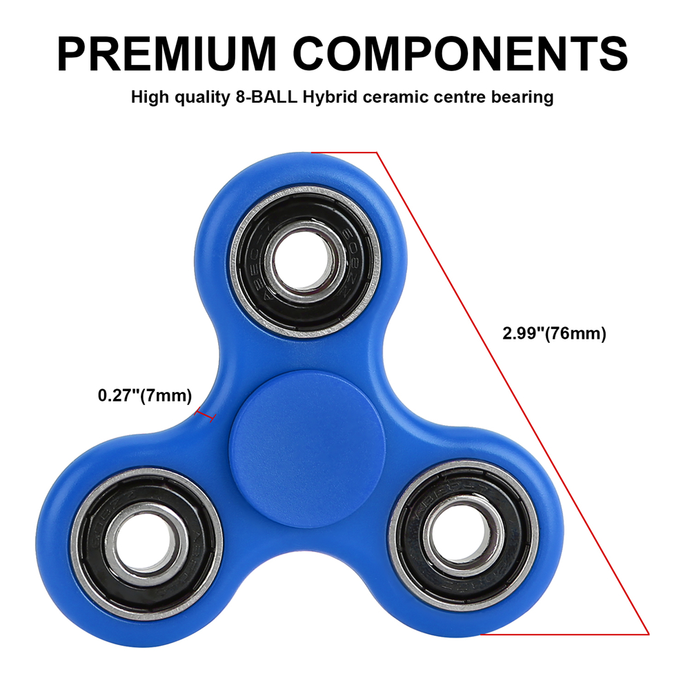 TriSpinner Hand Fidgets EDC Toy for Autism ADHD Kids/Adult Anti Stress Anxiety eBay