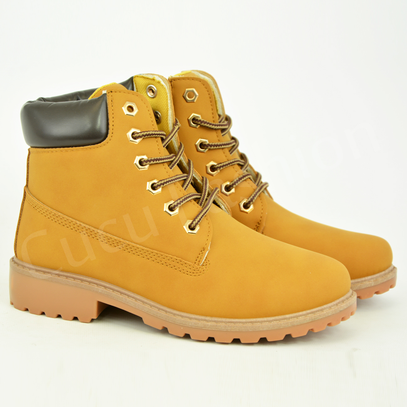 NEW LADIES FASHION HIKING BOOTS WOMENS ANKLE DESERT TRAIL COMBAT LACE