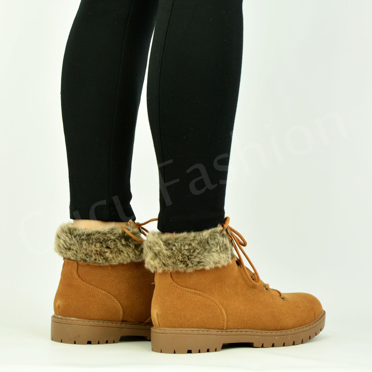 womens fur lined walking boots