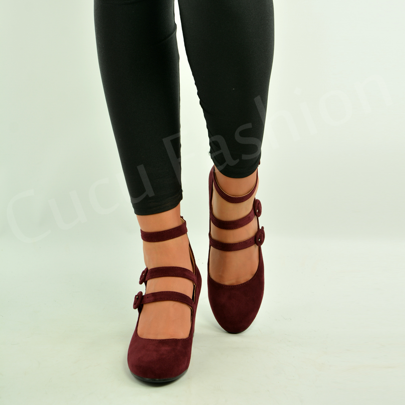 New Womens Ladies Mid Block Heel Mary Jane Ankle Strap Pumps Shoes Size Uk 38 eBay