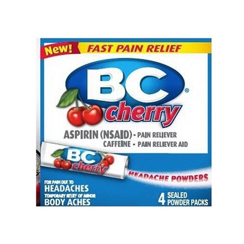 BC Aspirin Headache Powders Cherry Flavor Powdered Packs eBay