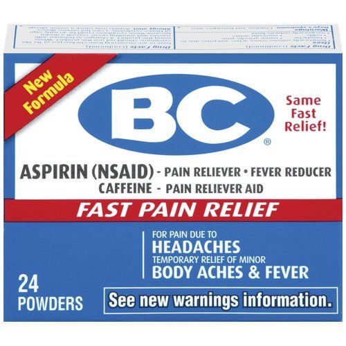 BC Aspirin Headache Powders 24 Powdered Packs eBay