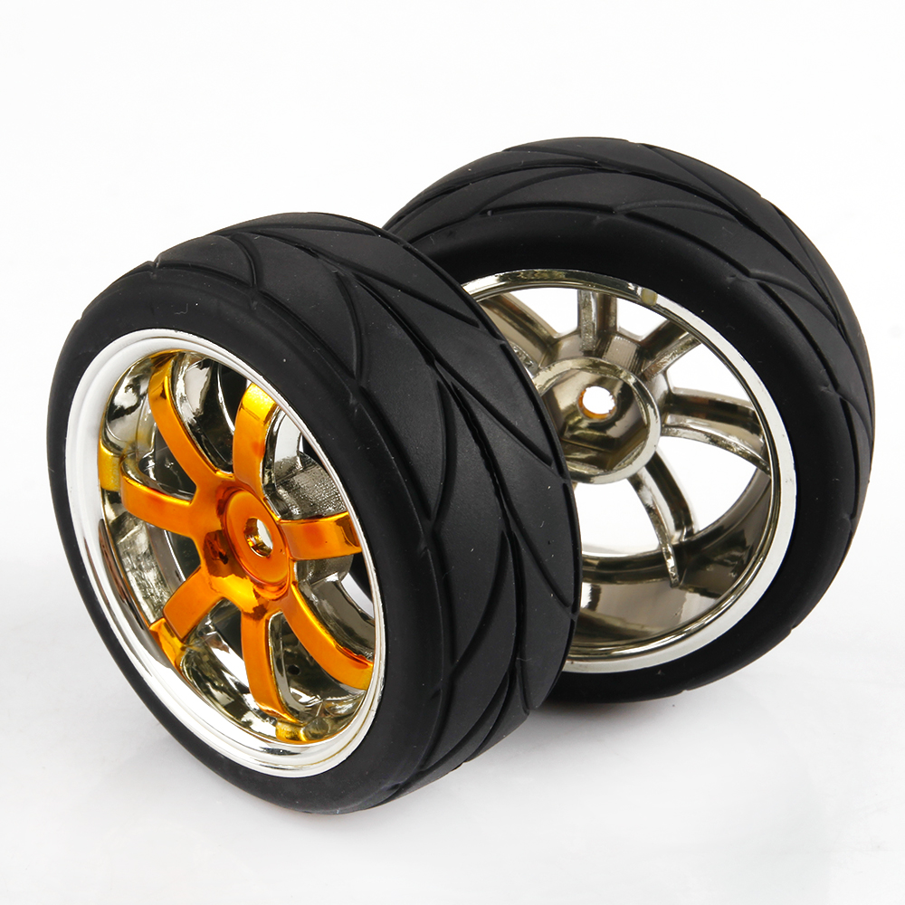 7 Spoke RC Car Tires & Rims Racing Car 1/10 Flat For HSP HIMOTO eBay