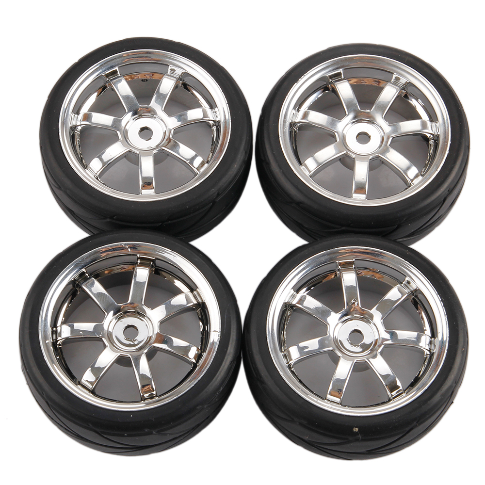 7 Spoke RC Car Tires & Rims Racing Car 1/10 Flat For HSP HIMOTO eBay