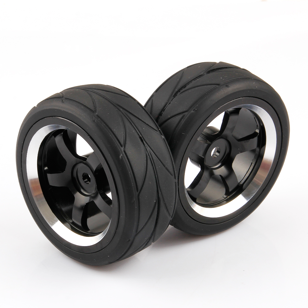 1/10 Scale RC Wheels and Tyre On Road Car 5 Spoke 12mm hex | eBay