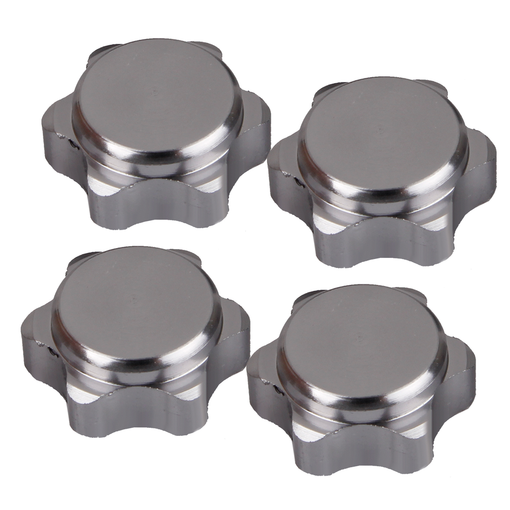 4pcs Wheel Hub Cover Antidust Cover 1/8 RC Buggy Truck 17mm Hex New