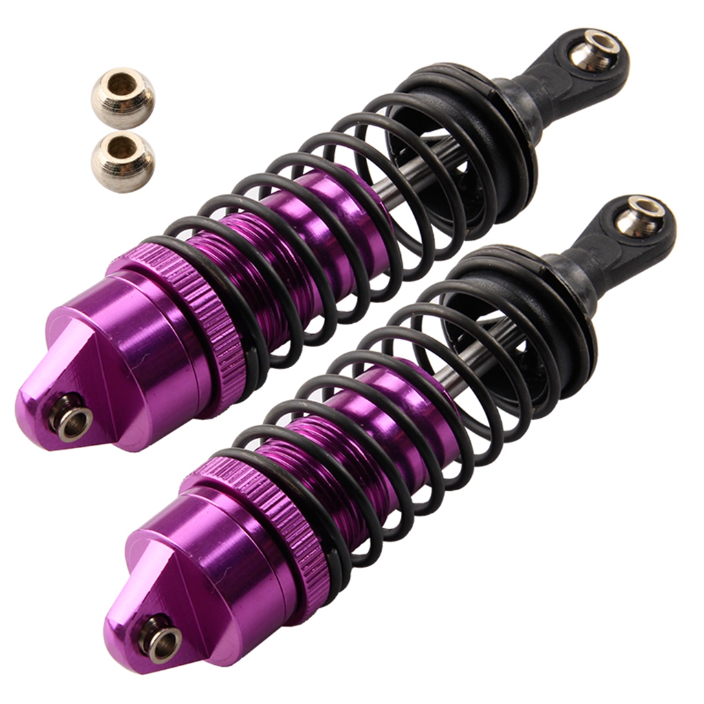 2×Aluminum Upgrade Part RC 110 Front Shock Absorber 100mm for Traxxas